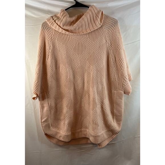 New York and Company Pink Turtleneck Sweater Size Large - Picture 3 of 3